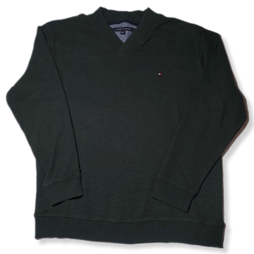 Tommy Hilfiger Men green sweater size XXL
